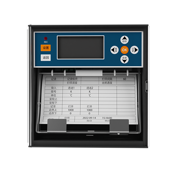 yth2206游艇会R1200 1-12路 液晶智能 打印有纸记录仪 电流/电压/温度/压力